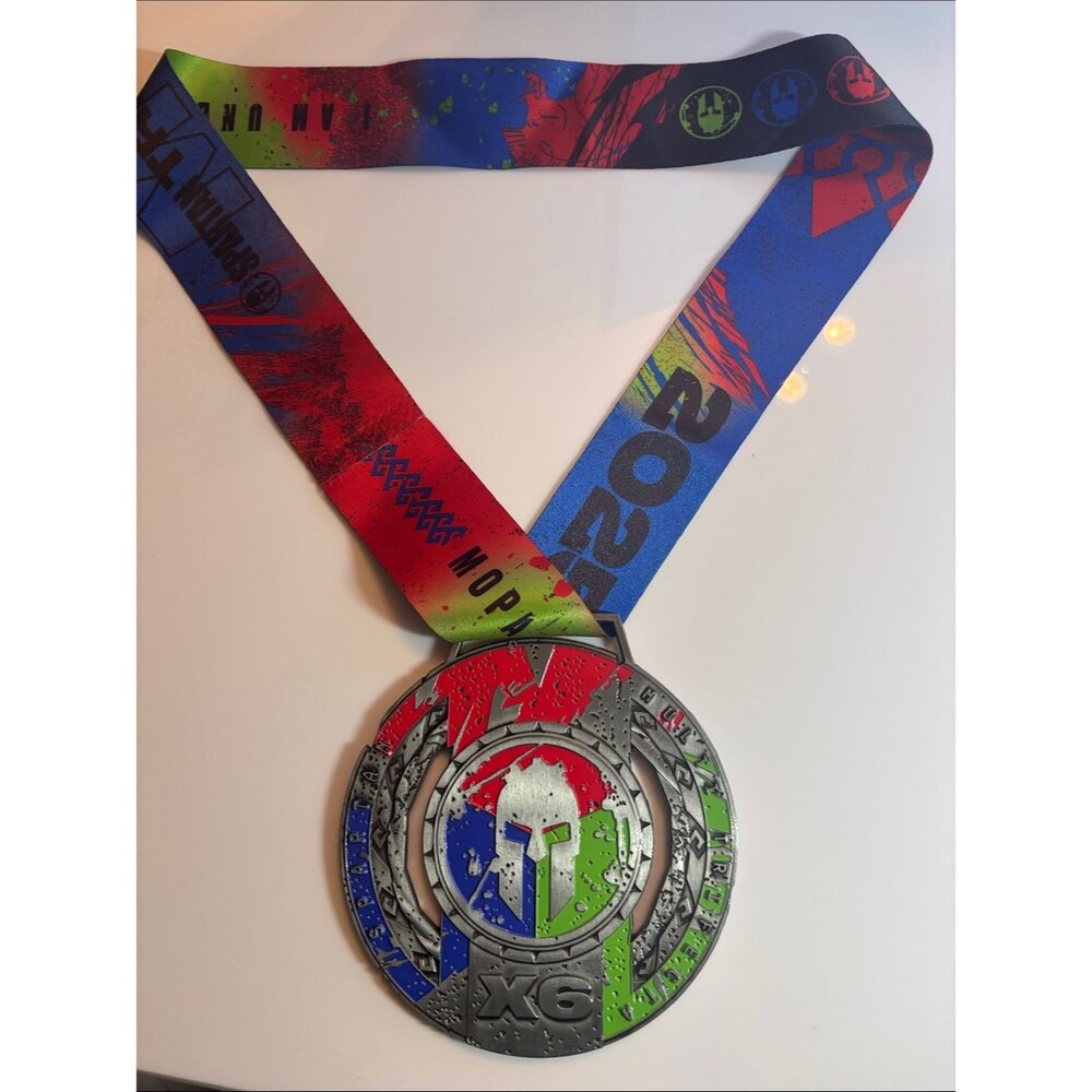 Spartan 6x Trifecta Medal 2025 Multifecta